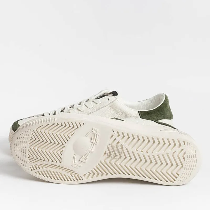 AFTER - Collezione Uomo After - Sneakers Saturno - 0784 - Avorio Militare<Collezione Scarpe Uomo Sneakers