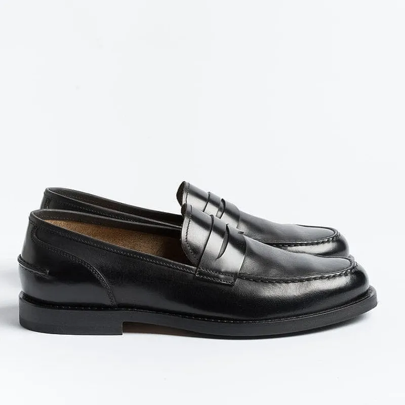 ALBERTO FASCIANI - Mocassino - 57020 - Batik Nero<Collezione Scarpe Uomo Mocassini