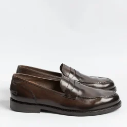 ALBERTO FASCIANI - Mocassino - 57020 - Edison - Mogano<Collezione Scarpe Uomo Mocassini