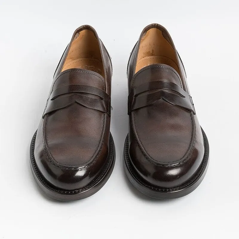 ALBERTO FASCIANI - Mocassino - 57020 - Edison - Mogano<Collezione Scarpe Uomo Mocassini