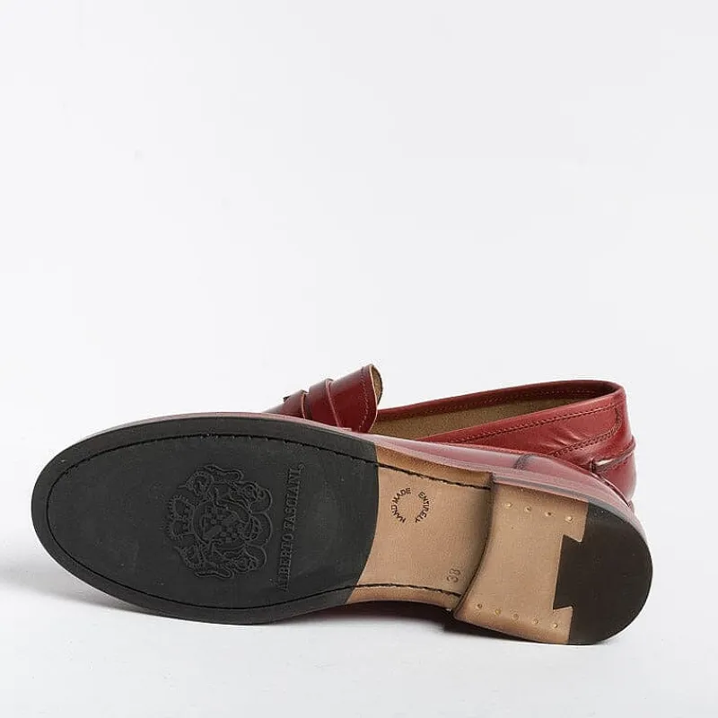 ALBERTO FASCIANI - Mocassino - Zoe 56040 - Batik Rosso<Collezione Scarpe Donna Mocassini
