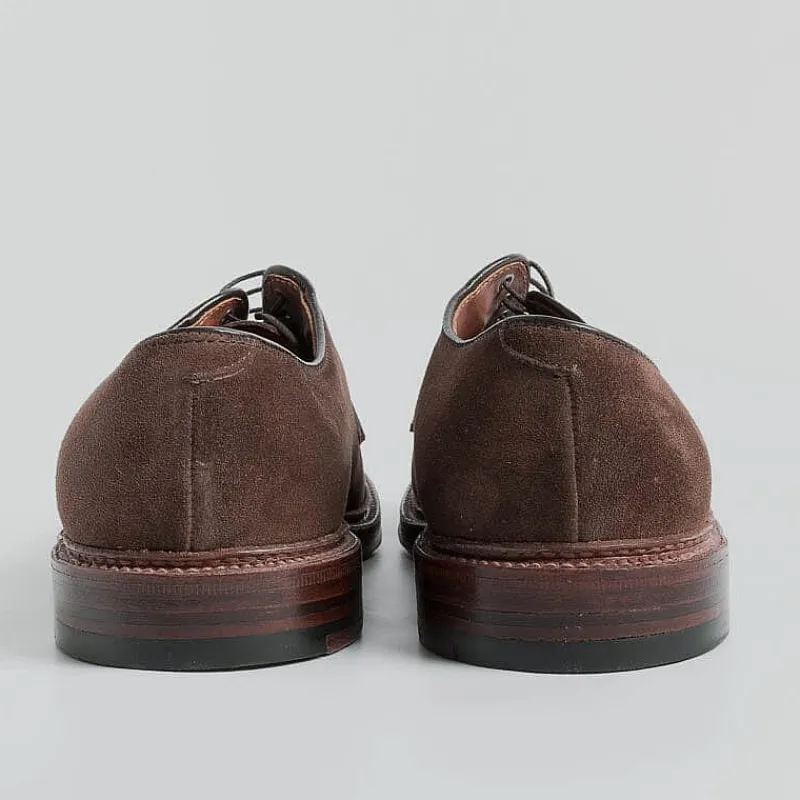 Alden - 9503 - Derby Camoscio - Tabacco<Collezione Scarpe Uomo Allacciate
