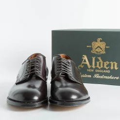 Alden - 53501 - Derby Liscio Modified (Ergonomica)- Cordovan Colore 8<Collezione Scarpe Uomo Allacciate