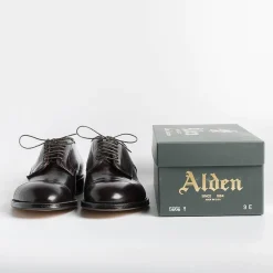 Alden - 5666 - Derby Modified (Ergonomica)- Cordovan Colore 8<Collezione Scarpe Uomo Allacciate