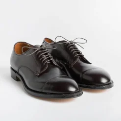 Alden - 5666 - Derby Modified (Ergonomica)- Cordovan Colore 8<Collezione Scarpe Uomo Allacciate