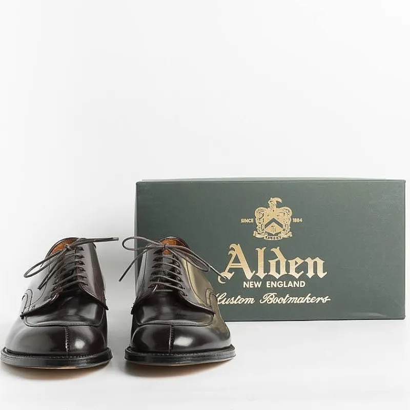 Alden - 54321 - Derby Norvegese - Horween Shell Cordovan<Collezione Scarpe Uomo Allacciate