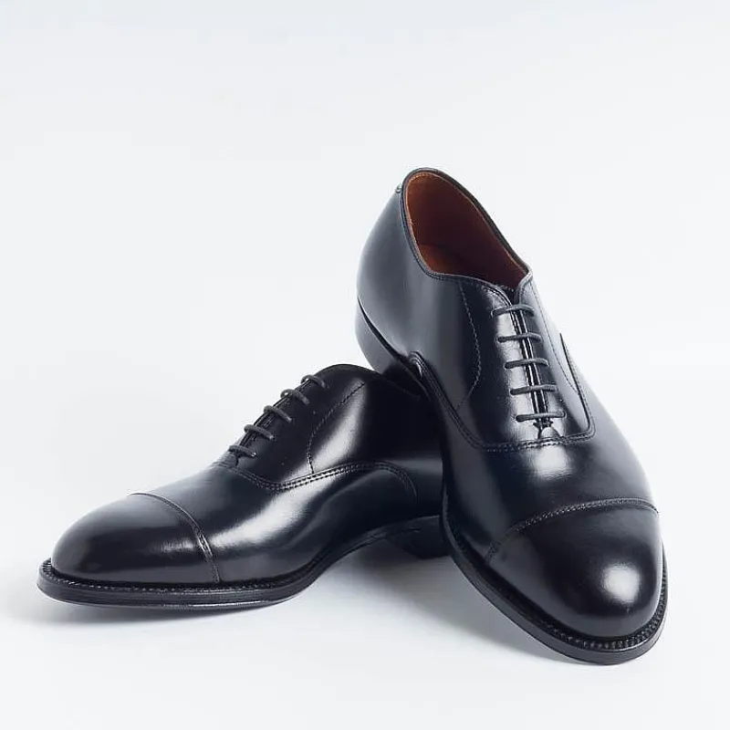 Alden - 907 - Francesina - Vitello Puntale - Nero<Collezione Scarpe Uomo Cerimonia