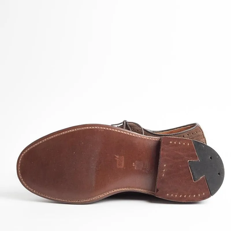 Alden - 97565 F - Derby Camoscio Duilio - Tabacco<Collezione Scarpe Uomo Allacciate