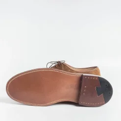 Alden - 29336F - Derby Camoscio - Marrone Chiaro<Collezione Scarpe Uomo Allacciate