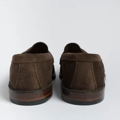 Alden - 6245F - Mocassino - Camoscio Marrone<Collezione Scarpe Uomo Mocassini