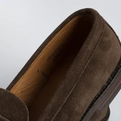 Alden - 6245F - Mocassino - Camoscio Marrone<Collezione Scarpe Uomo Mocassini