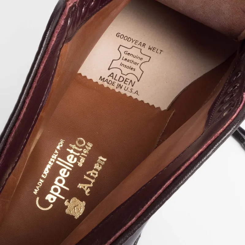 Alden - G6901 - Polacco Cappelletto 70° Anniversario - Cordovan Bordeaux<Collezione Scarpe Uomo Polacchi