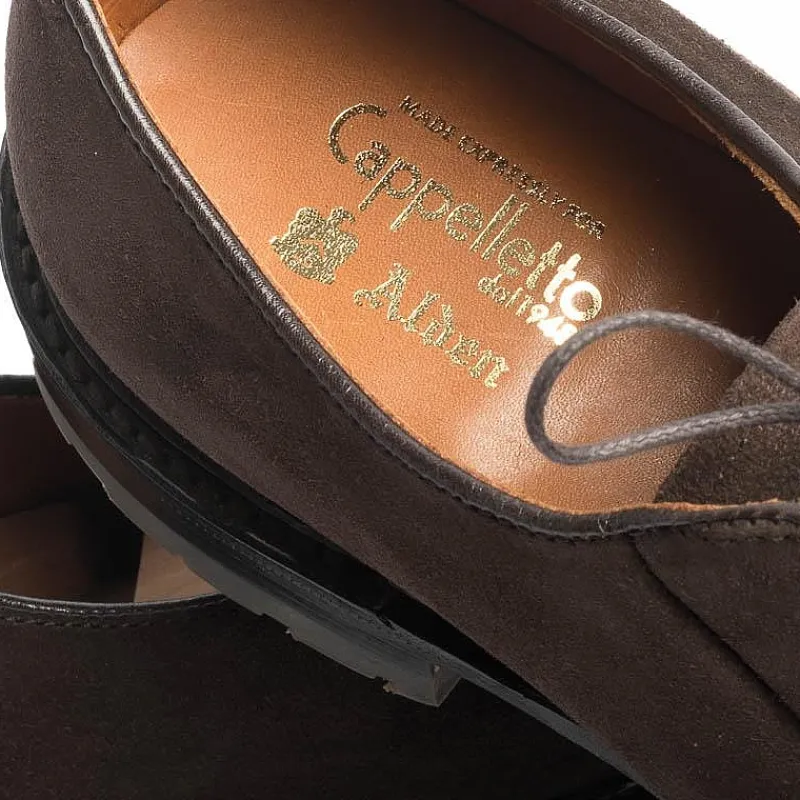 Alden - M5402C - Derby Camoscio Testa Moro<Collezione Scarpe Uomo Allacciate