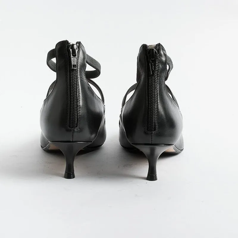Anna F. - Decollete - 1656 - Pelle - Nero<Collezione Scarpe Donna Decollete