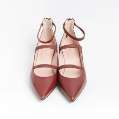 Anna F. - Decollete - 1656 - Pelle - Carminio<Collezione Scarpe Donna Decollete