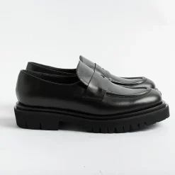 Anna F. Anna F - Mocassino - 1438 - Pelle - Nero<Collezione Scarpe Donna Mocassini
