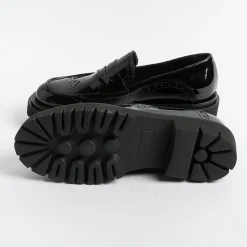 Anna F. Anna F - Mocassino - 1498 - Vernice - Nero<Collezione Scarpe Donna Mocassini