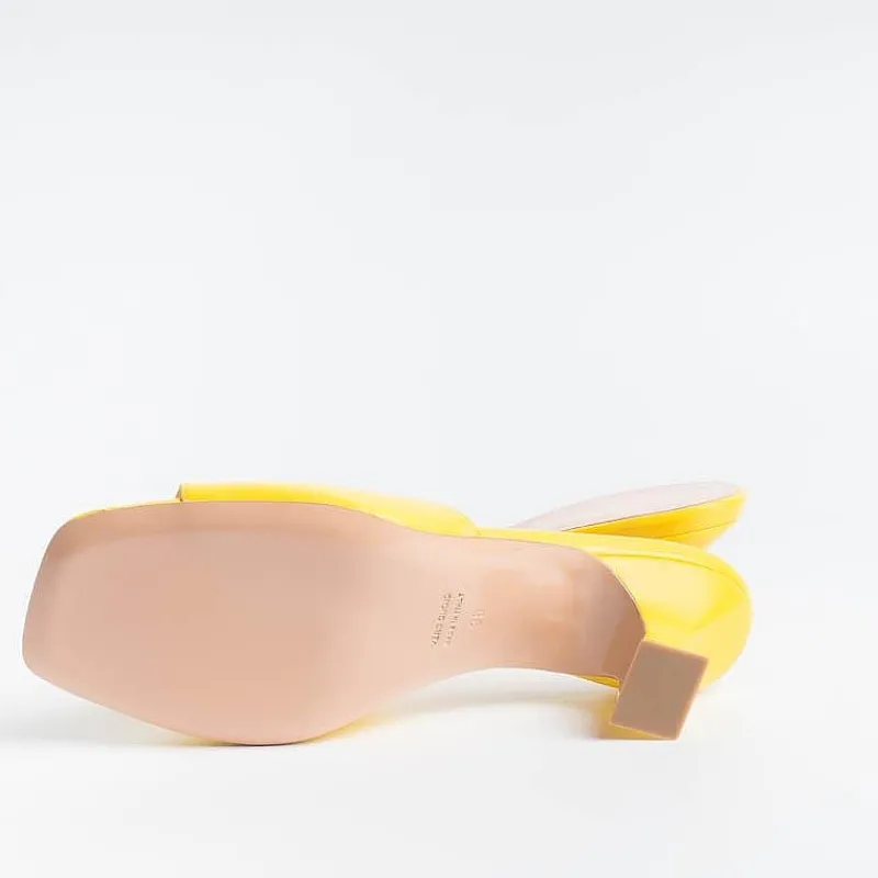 Anna F. - Mules - 3241 - Chiffon Giallo<Collezione Scarpe Donna Mules