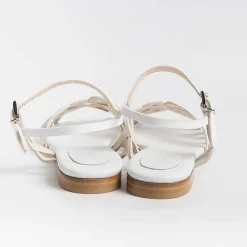 Anna F. - Sandali Bassi 3669 - Bianco<Collezione Scarpe Donna Sandali Bassi
