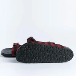 Anna F. Anna F - Sandali Bassi- 3374 - Check Rosso<Collezione Scarpe Donna Sandali Bassi