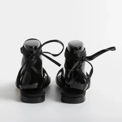 Anna F. - Sandali Bassi 3440 - Raso Nero<Collezione Scarpe Donna Sandali Bassi