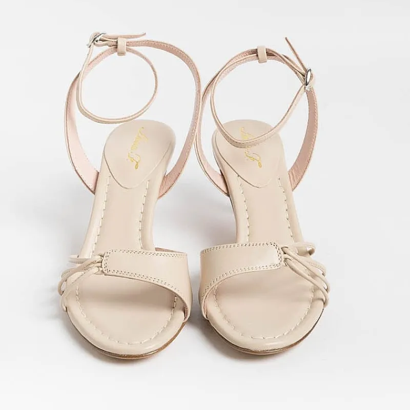 Anna F. - Sandali Con Tacco- 3665 - Nappa Gesso<Collezione Scarpe Donna Sandali Con Tacco