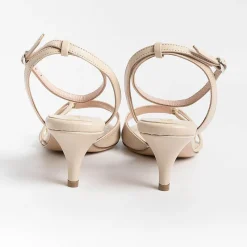 Anna F. - Sandali Con Tacco- 3665 - Nappa Gesso<Collezione Scarpe Donna Sandali Con Tacco
