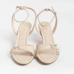 Anna F. - Sandali Con Tacco- 3665 - Nappa Gesso<Collezione Scarpe Donna Cerimonia - Scarpe E Pochette