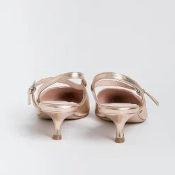 Anna F. - Sling Back 1318 - Laminato Cipria<Collezione Scarpe Donna Sling Back