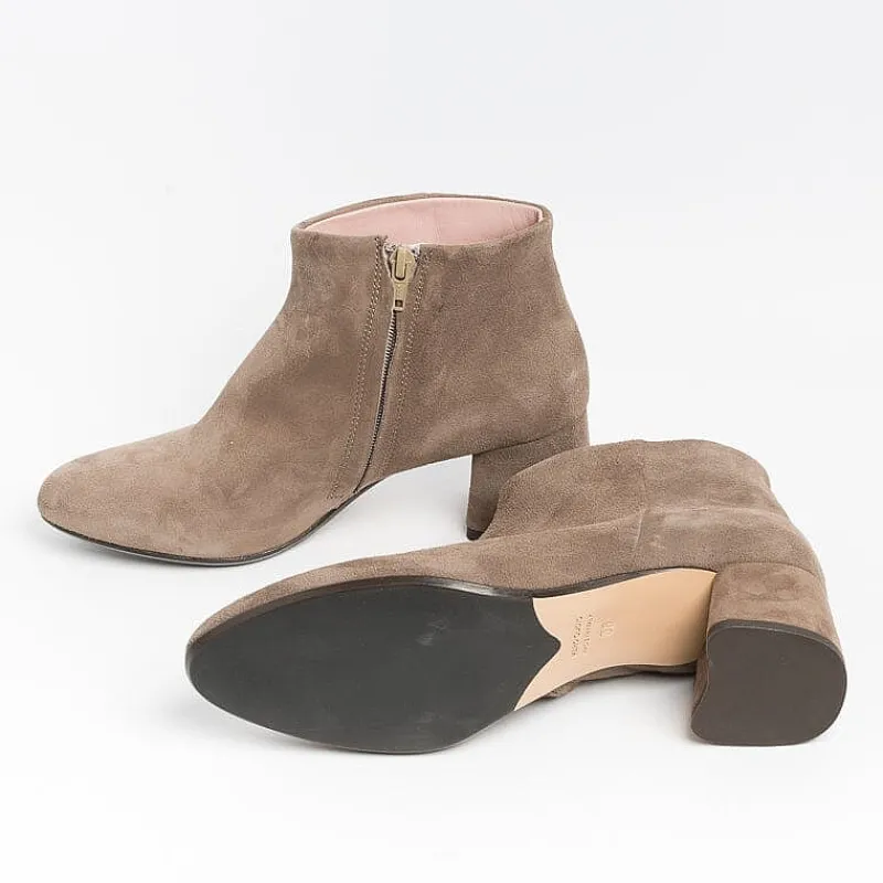 Anna F. Anna F - Stivaletto - 9787 - Camoscio Tortora<Collezione Scarpe Donna Stivaletti