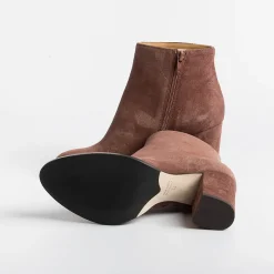 Anna F. Anna F - Stivaletto - 9685 - Velour Corten<Collezione Scarpe Donna Stivaletti