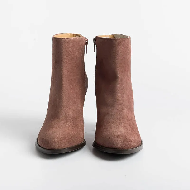 Anna F. Anna F - Stivaletto - 9685 - Velour Corten<Collezione Scarpe Donna Stivaletti