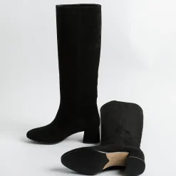Anna F. Anna F - Stivali - 9788 - Camoscio - Nero<Collezione Scarpe Donna Stivali