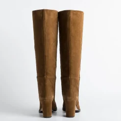 Anna F. Anna F - Stivali - 9863 - Velour - Bruciato<Collezione Scarpe Donna Stivali