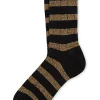 CAPPELLETTO 1948 Ant - Calzini Dublino_ K02- Nero Oro<Collezione Accessori Donna Calzini