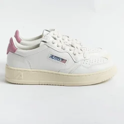 AUTRY - Collezione donna Autry - Aulw Ll55 -Sneakers Low Wom All Leat - Bianco Malva<Collezione Scarpe Donna Sneakers