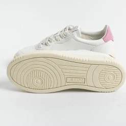 AUTRY - Collezione donna Autry - Aulw Ll55 -Sneakers Low Wom All Leat - Bianco Malva<Collezione Scarpe Donna Sneakers
