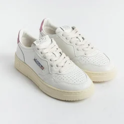AUTRY - Collezione donna Autry - Aulw Ll55 -Sneakers Low Wom All Leat - Bianco Malva<Collezione Scarpe Donna Sneakers