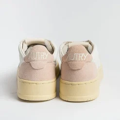 AUTRY - Collezione donna Autry - Aulw Sl03 -Sneakers Low Wom Suede Leat - Bianco Rosa<Collezione Scarpe Donna Sneakers