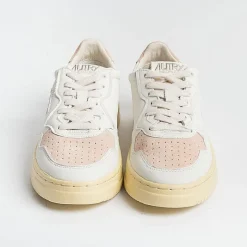 AUTRY - Collezione donna Autry - Aulw Sl03 -Sneakers Low Wom Suede Leat - Bianco Rosa<Collezione Scarpe Donna Sneakers