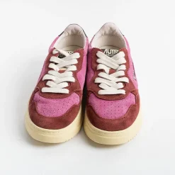 AUTRY - Collezione donna Autry - Aulw Ss19 -Sneakers Low Wom Leat - Fucsia Bordeaux<Collezione Scarpe Donna Sneakers