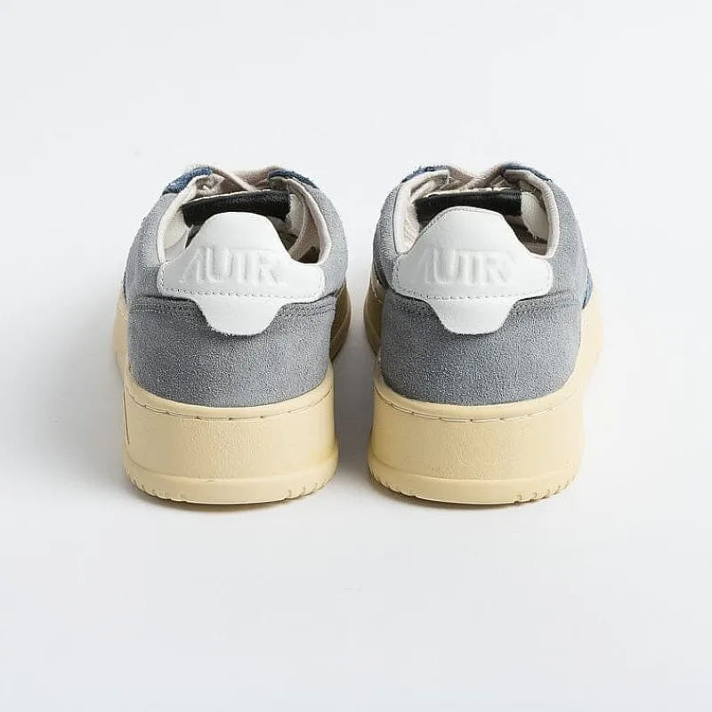 AUTRY - Collezione donna Autry - Aulw Ss18 -Sneakers Low Wom Leat - Grigio Blu<Collezione Scarpe Donna Sneakers