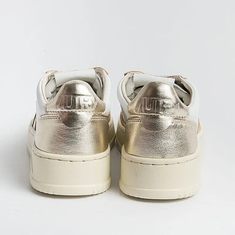 AUTRY - Collezione donna Autry - Aulw Wb16 - Sneakers Low Wom Leat - Bianco Platino<Collezione Scarpe Donna Sneakers