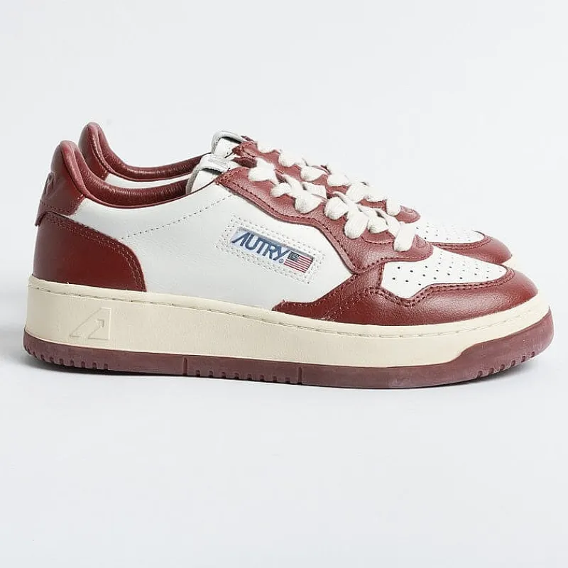 AUTRY - Collezione donna Autry - Aulw Wb35 -Sneakers Low Wom Leat - Bianco Syrah<Collezione Scarpe Donna Sneakers