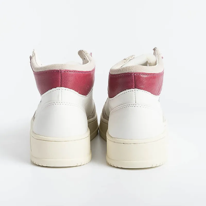 AUTRY - Collezione donna Autry - Aumw Gs08 - Sneakers Mid Wom Goat - Bianco Ametista<Collezione Scarpe Donna Sneakers