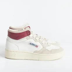 AUTRY - Collezione donna Autry - Aumw Gs08 - Sneakers Mid Wom Goat - Bianco Ametista<Collezione Scarpe Donna Sneakers