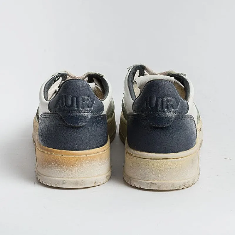 AUTRY - Collezione donna Autry - Avlw Sv18- Sneakers Low Wom Leat - Verde Blu - Vintage Edition<Collezione Scarpe Donna Sneakers