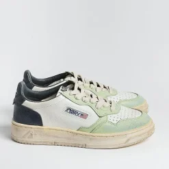 AUTRY - Collezione donna Autry - Avlw Sv18- Sneakers Low Wom Leat - Verde Blu - Vintage Edition<Collezione Scarpe Donna Sneakers