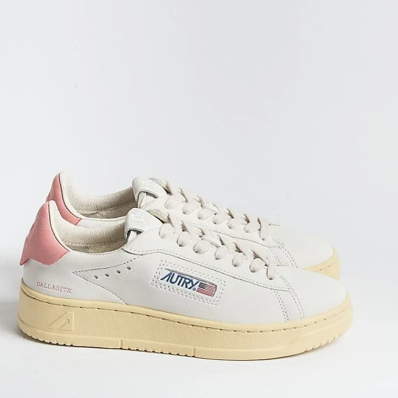AUTRY - Collezione donna Autry Adlw Ng04 - Sneakers Low Wom Goat Nabuk - Rosa<Collezione Scarpe Donna Sneakers