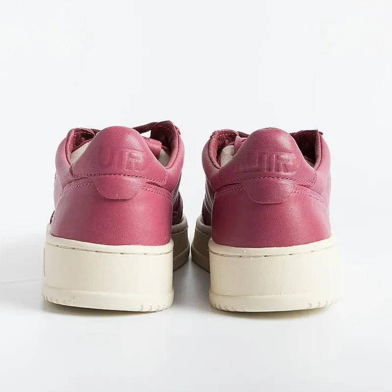 AUTRY - Collezione donna Autry Aulw Gg35 - Sneakers Low Wom Goat - Beet/Rosa Scuro<Collezione Scarpe Donna Sneakers